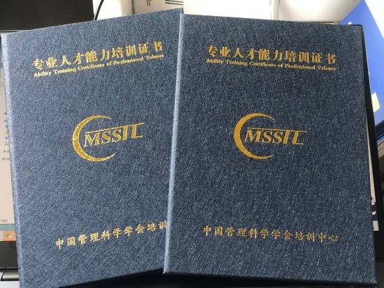 1,封面封面拉丝纹理,简约大气,"专业人才能力培训证书","中国管理科学